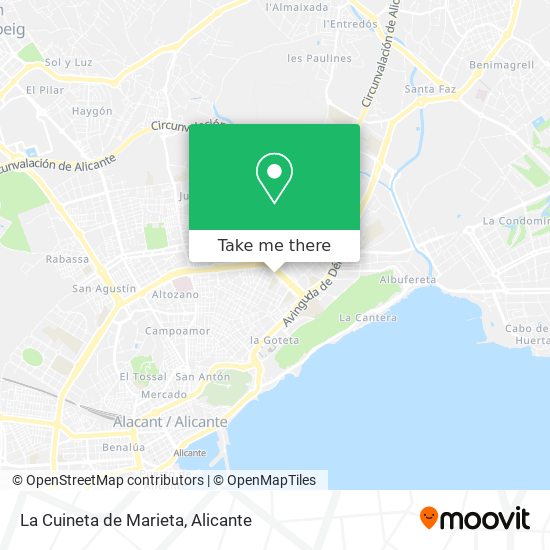 La Cuineta de Marieta map