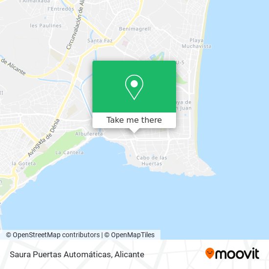 mapa Saura Puertas Automáticas