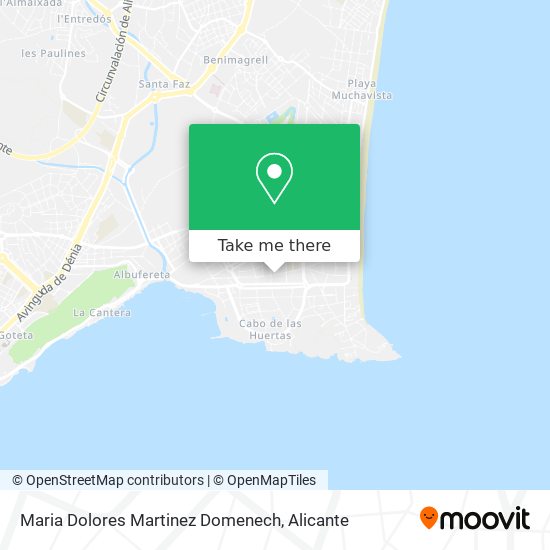 Maria Dolores Martinez Domenech map
