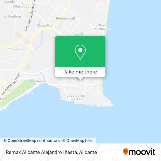 Remax Alicante Alejandro Iñesta map
