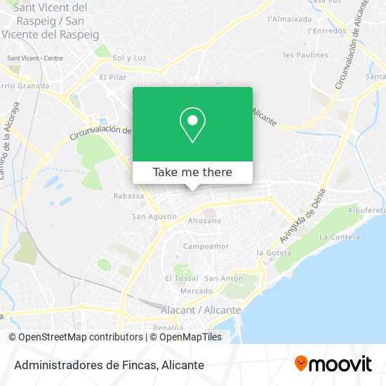 Administradores de Fincas map