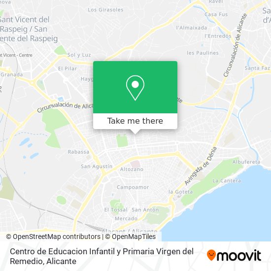 Centro de Educacion Infantil y Primaria Virgen del Remedio map