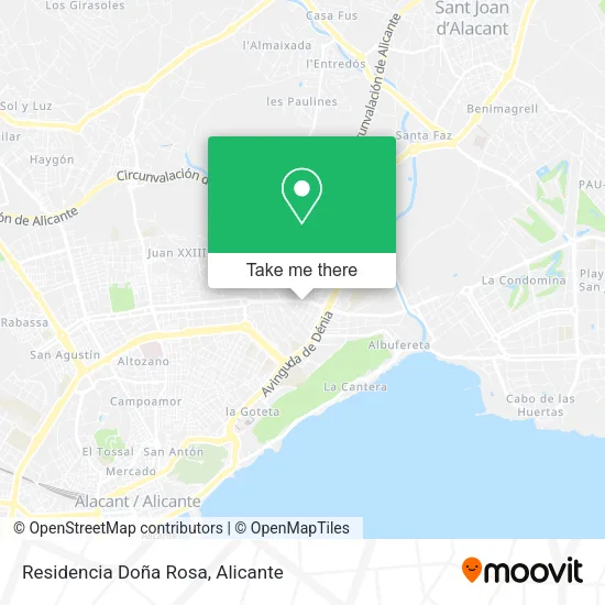 Residencia Doña Rosa map