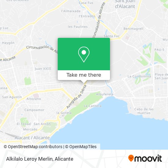 Alkilalo Leroy Merlin map