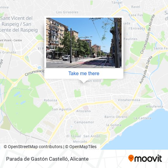 Parada de Gastón Castelló map