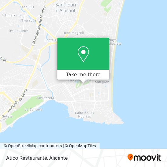 Atico Restaurante map