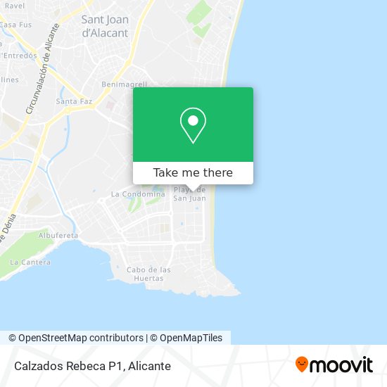 Calzados Rebeca P1 map