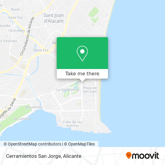 Cerramientos San Jorge map