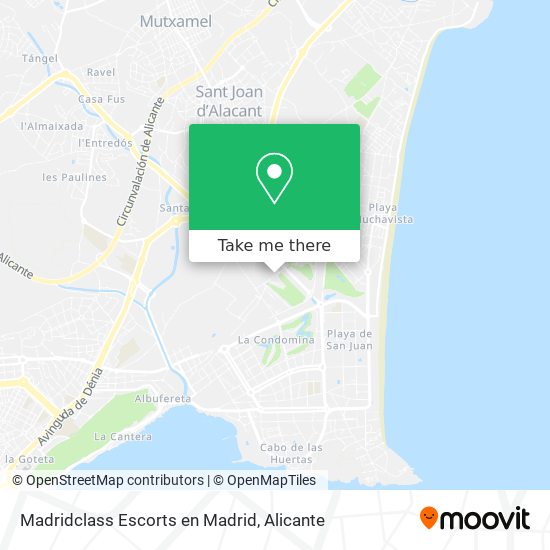 Madridclass Escorts en Madrid map
