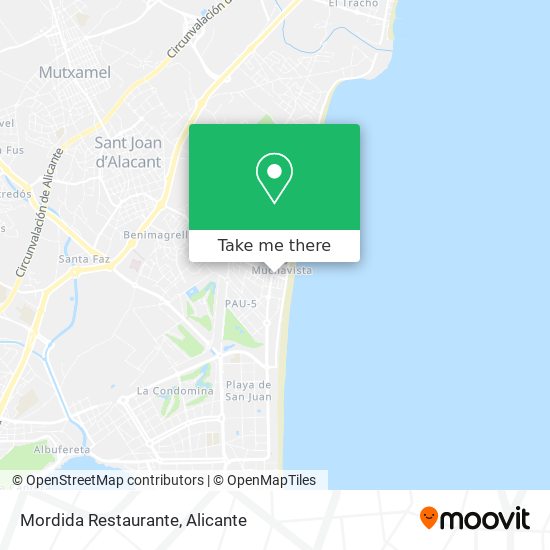 mapa Mordida Restaurante