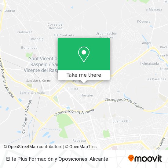 Elite Plus Formación y Oposiciones map