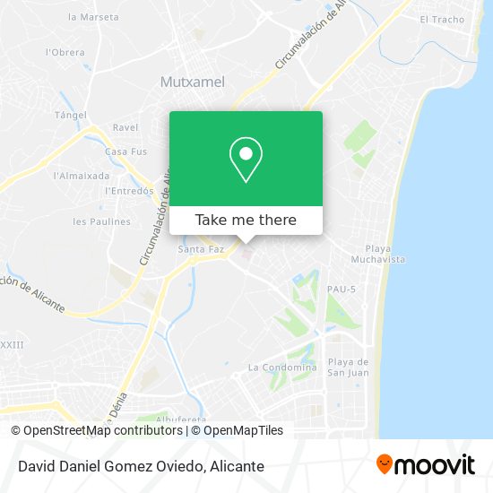 David Daniel Gomez Oviedo map