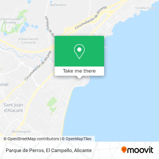 Parque de Perros, El Campello map