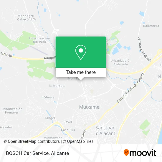 BOSCH Car Service map