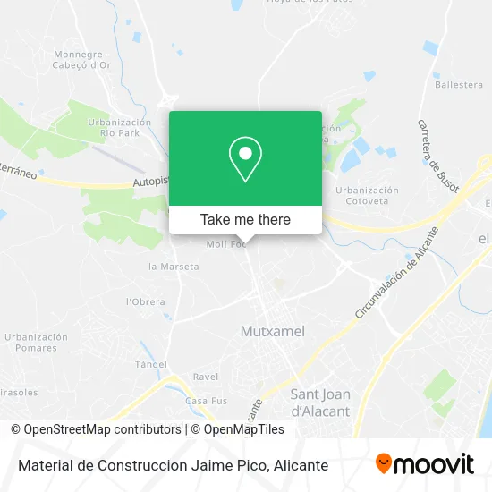 Material de Construccion Jaime Pico map