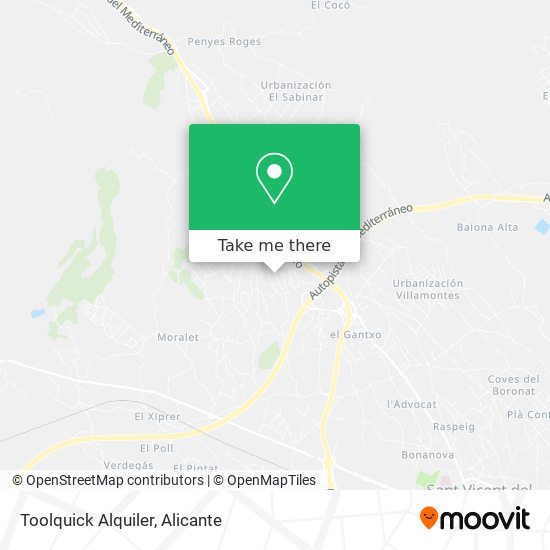 Toolquick Alquiler map