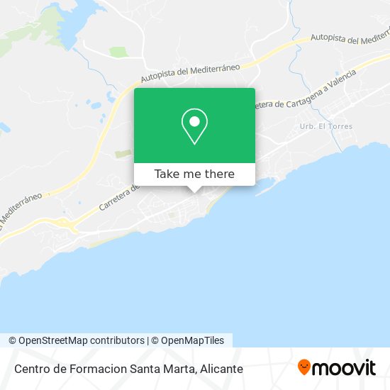 Centro de Formacion Santa Marta map
