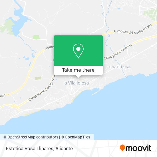 Estética Rosa Llinares map