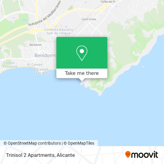 Trinisol 2 Apartments map