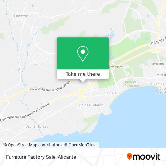 Furniture Factory Sale map