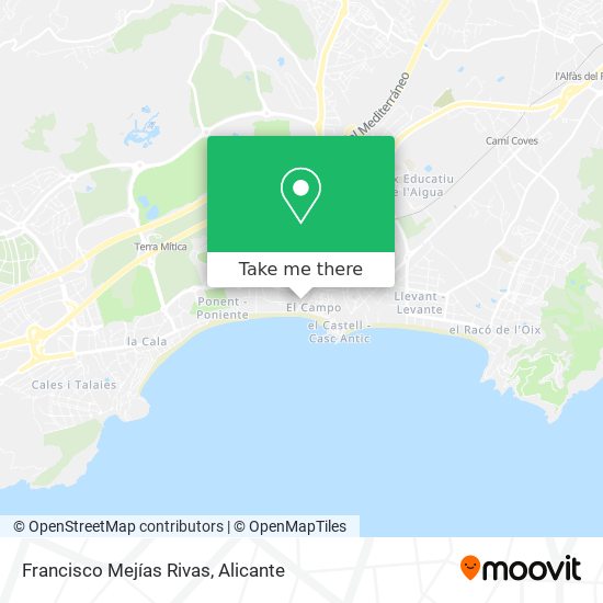 Francisco Mejías Rivas map