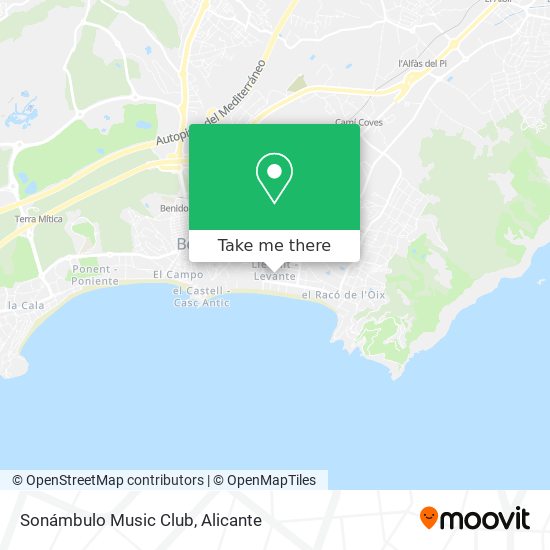 Sonámbulo Music Club map