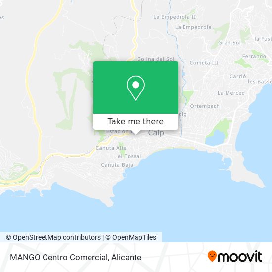 MANGO Centro Comercial map