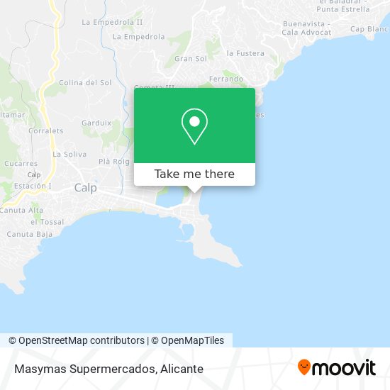 Masymas Supermercados map