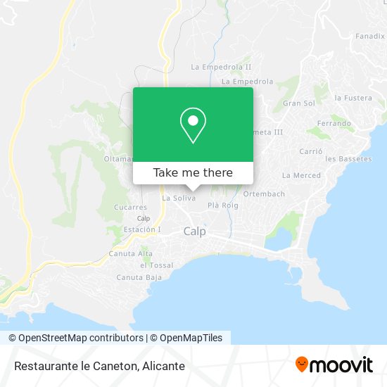 Restaurante le Caneton map