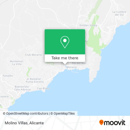 Molino Villas map