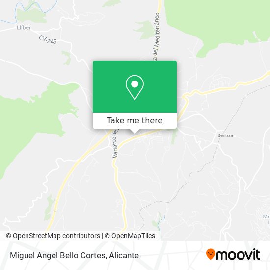 Miguel Angel Bello Cortes map