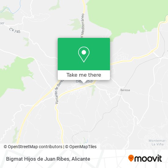 Bigmat Hijos de Juan Ribes map
