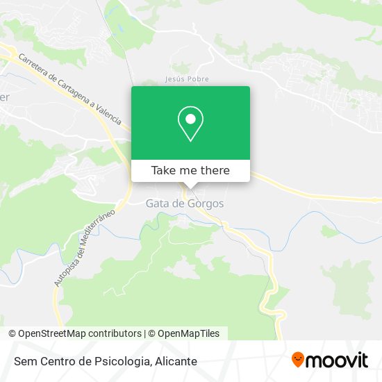 Sem Centro de Psicologia map