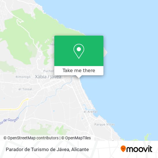 Parador de Turismo de Jávea map