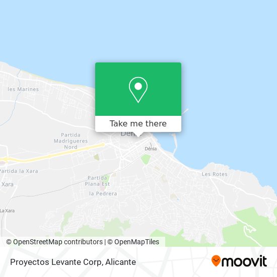 Proyectos Levante Corp map