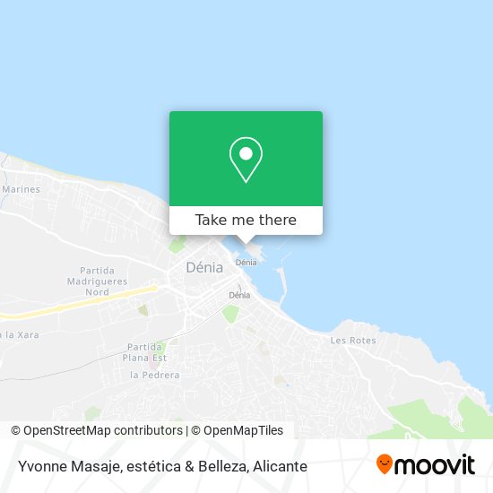 Yvonne Masaje, estética & Belleza map
