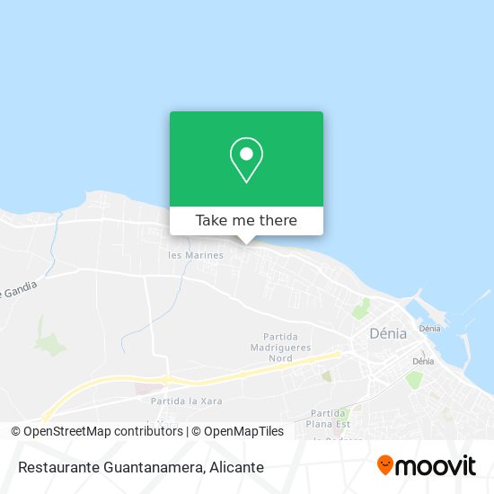 Restaurante Guantanamera map