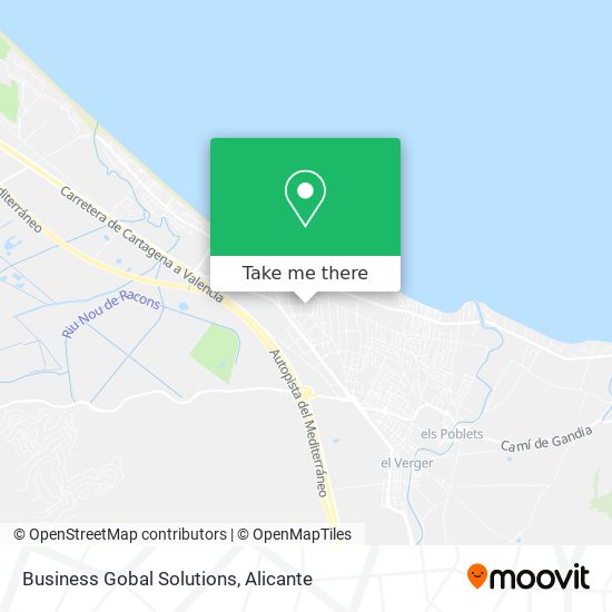 Business Gobal Solutions map
