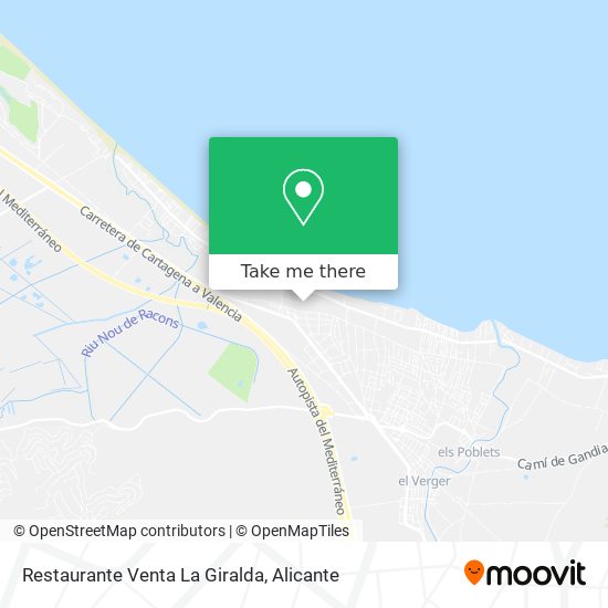 mapa Restaurante Venta La Giralda