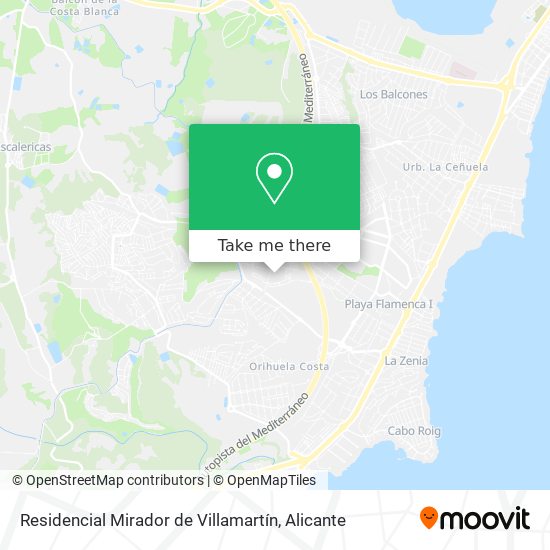 Residencial Mirador de Villamartín map