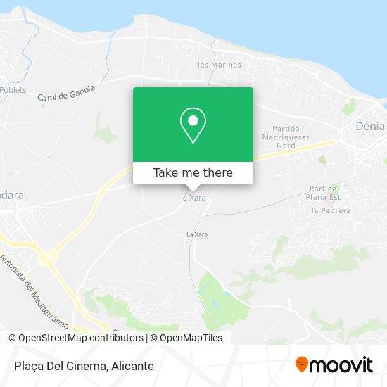 Plaça Del Cinema map