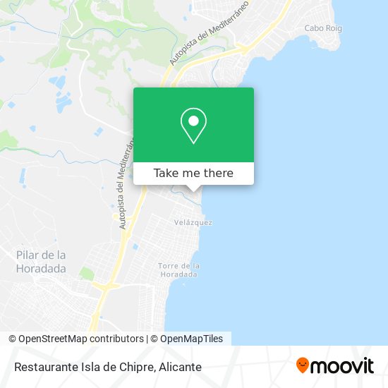 Restaurante Isla de Chipre map