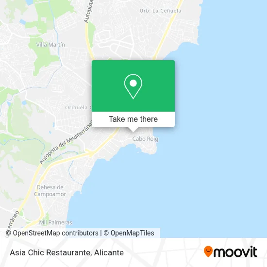 Asia Chic Restaurante map