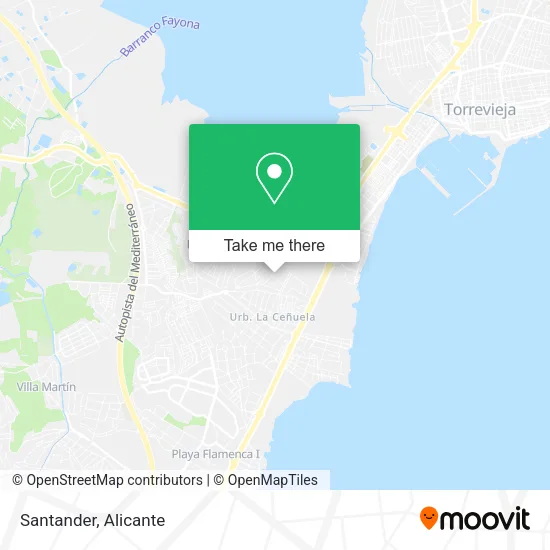 Santander map