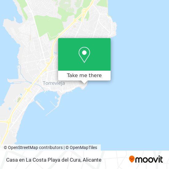 Casa en La Costa Playa del Cura map