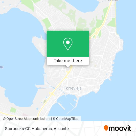 Starbucks-CC Habaneras map