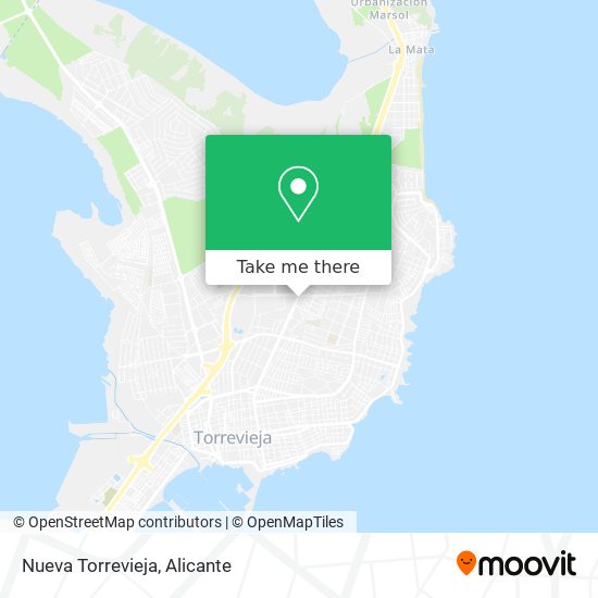 Nueva Torrevieja map