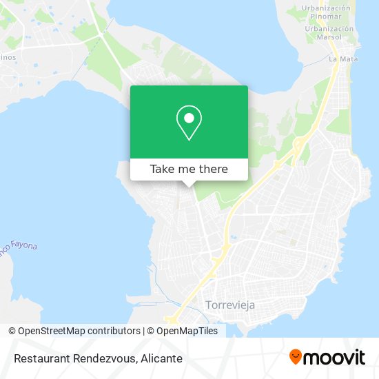 Restaurant Rendezvous map