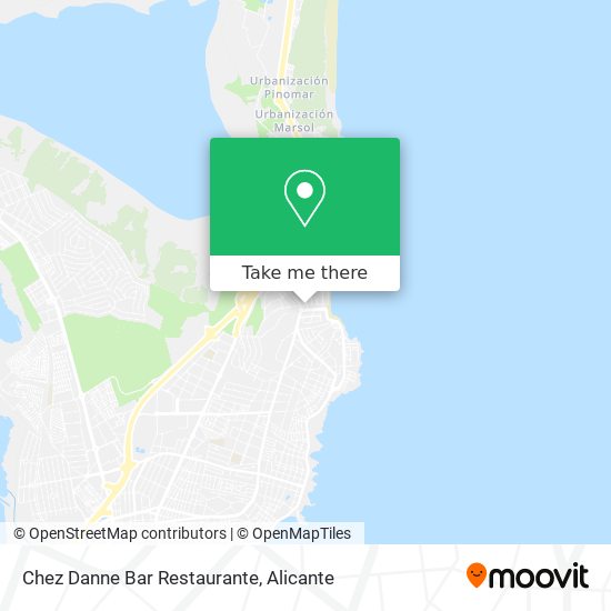 Chez Danne Bar Restaurante map