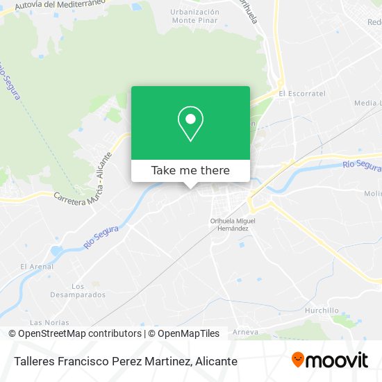 Talleres Francisco Perez Martinez map